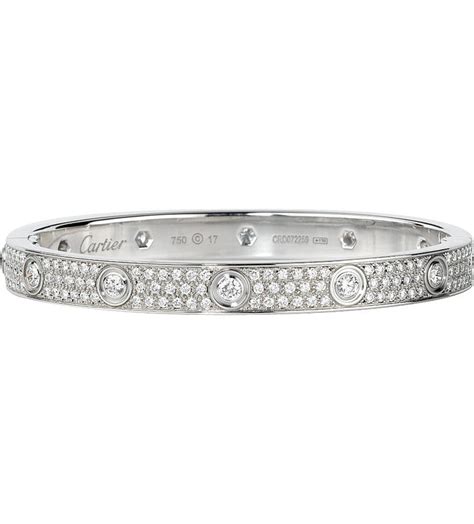 cartier bracelet diamond - cartier diamond bracelet selfridges.